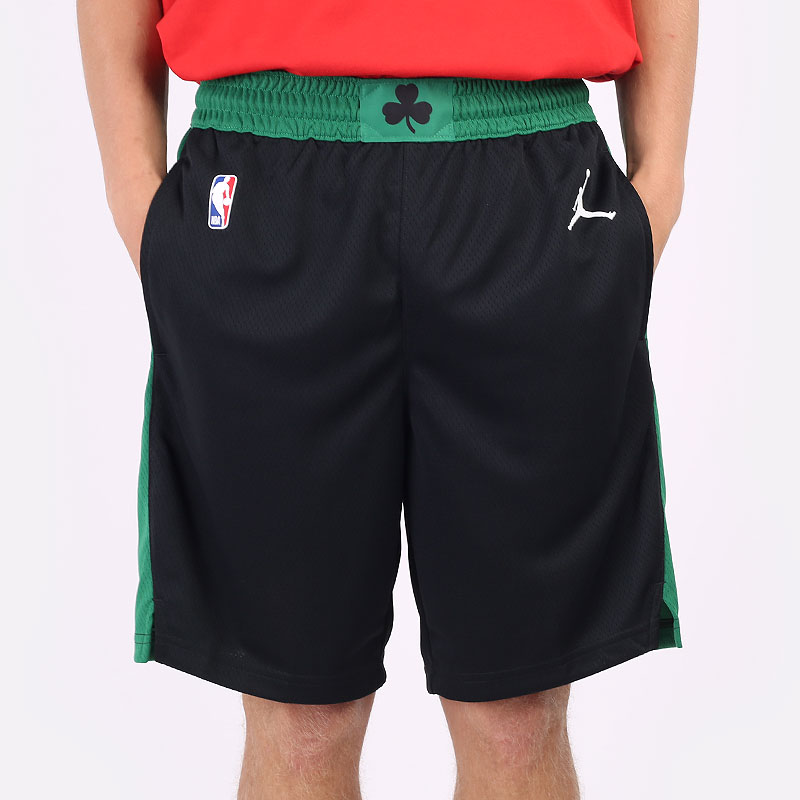 мужские черные шорты  Jordan Celtics Statement Edition 2020 NBA Swingman Short CV9553-010 - цена, описание, фото 3